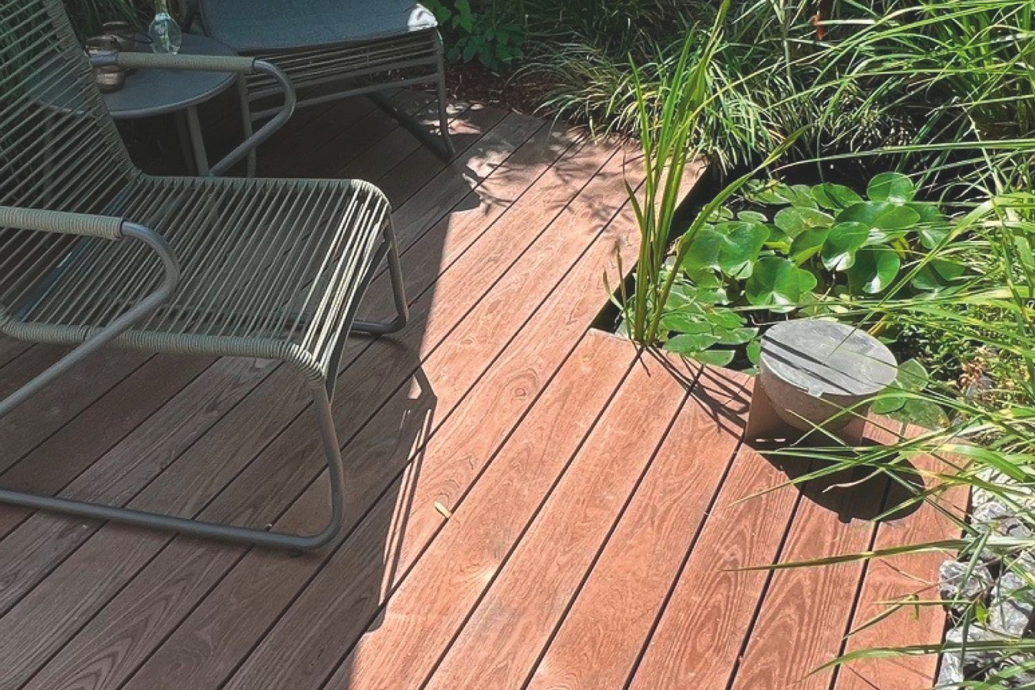 Terrasse aus TMT Esche