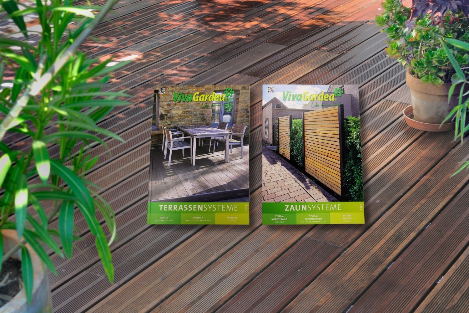 Terrassenkatalog und Zaunkatalog von Vivagardea