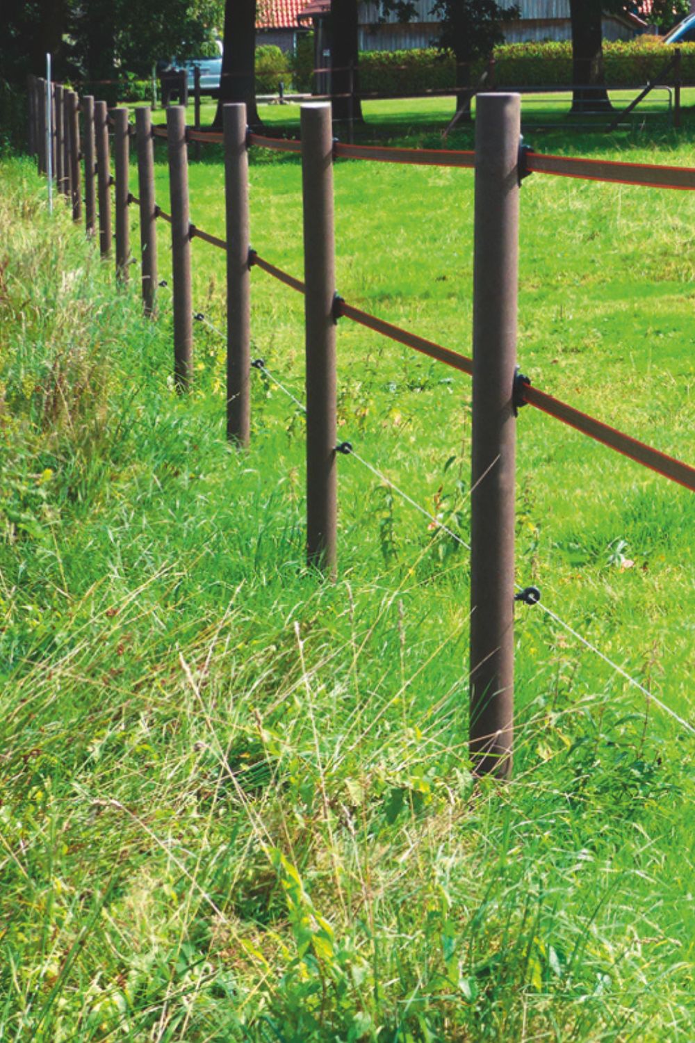 Rundpfosten für Koppelzaun