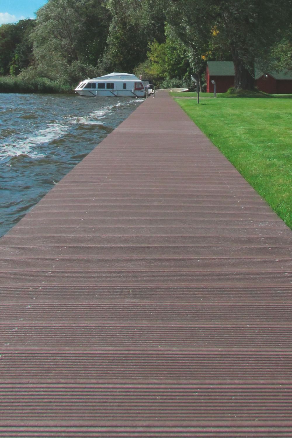 Stegbohle für Seesteg