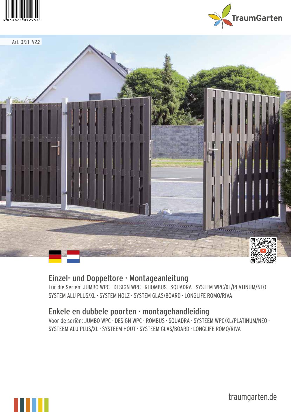 Einzel und Doppeltor Montage