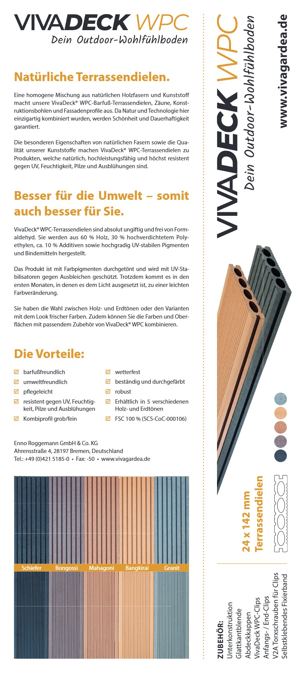 Montageanleitung VivaDeck