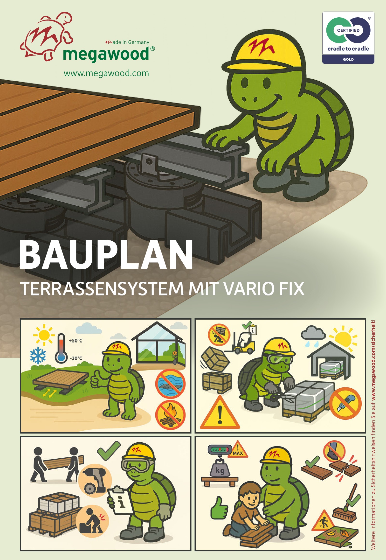 BAUPLAN  TERRASSENSYSTEM MIT VARIO FIX